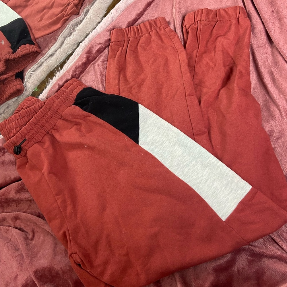 Pink sweat pants